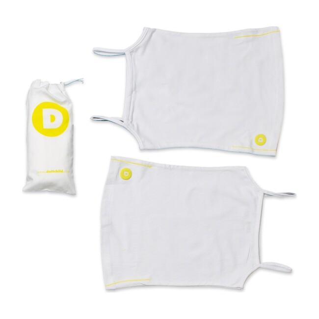 Girl's White Tank Set