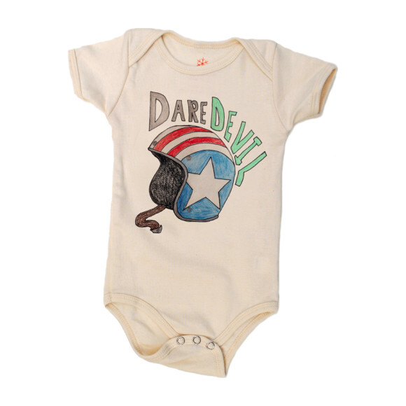 Dare Devil Onesie, Natural