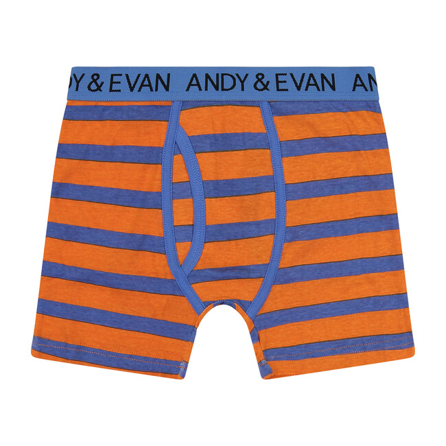 Boys Five Pack Boxer Briefs - Sports Pack, Orange