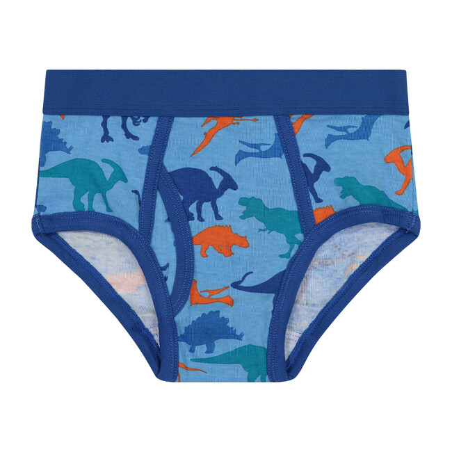 Boys Eight Pack Briefs - Series 2, Grey Animals