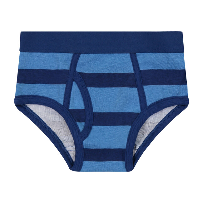 Boys Eight Pack Briefs - Series 1, Blue Travel