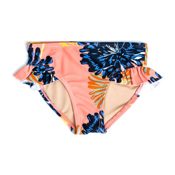Mini Gemma Girls Ruffle Swim Bottom, Coastal Bloom