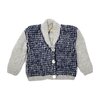 Jacob Tweed Knit Cardigan,  Grey Cloud - Cardigans - 1 - thumbnail