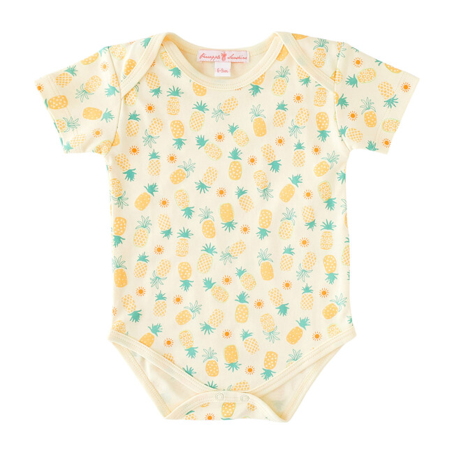Pineapple Print Onesie - Pineapple Sunshine Basics | Maisonette