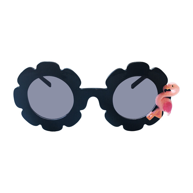 Flamingo Monogrammable Sunglasses, Black