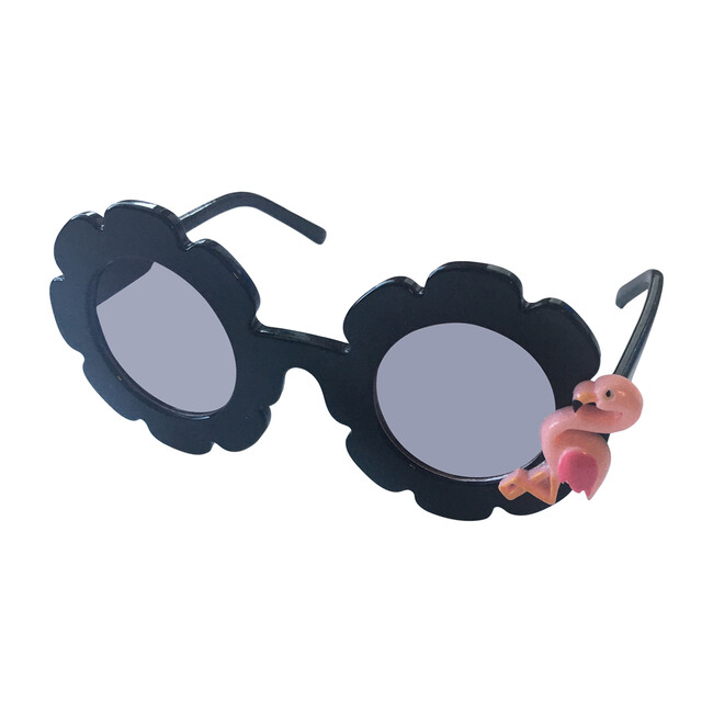 Flamingo Monogrammable Sunglasses, Black