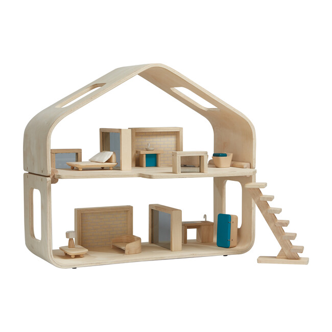 Wooden Contemporary Dollhouse - Woodens - 1