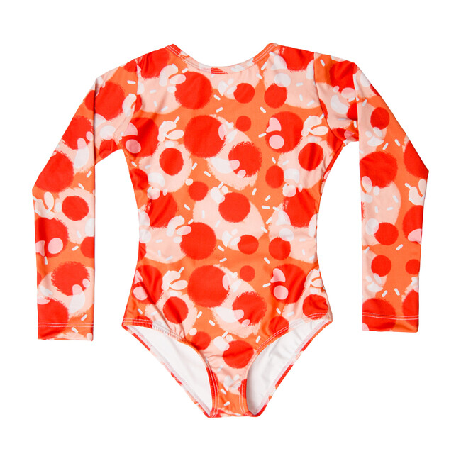 Bella Long Sleeve One Piece, Fizzy Orange