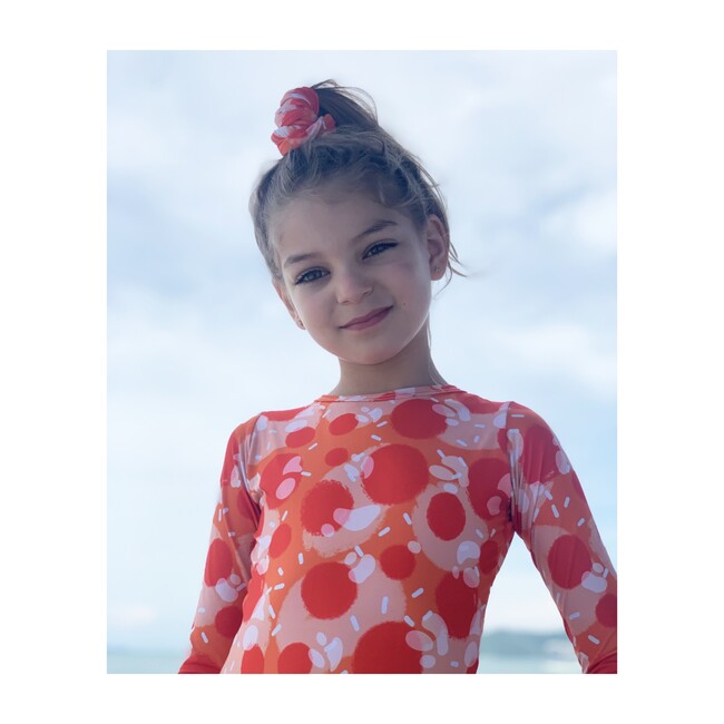 Bella Long Sleeve One Piece, Fizzy Orange