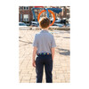 Roar! Dinosaur Needlepoint Belt, Blue - Belts - 6