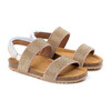 Glittered Sandals, Copper - Sandals - 1 - thumbnail