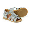 Buckled Sandals, Light Blue - Sandals - 2 - thumbnail