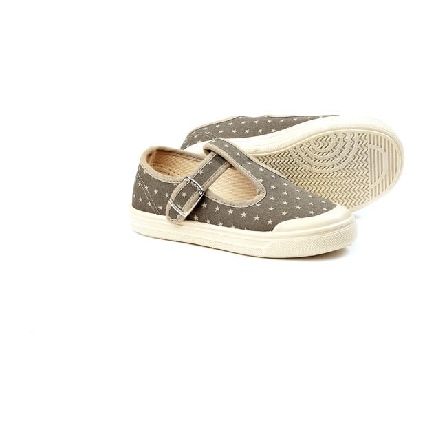 Stars Printed Slip On, Brown - Slip Ons - 2