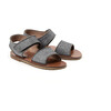 Glittered Sandals, Charcoal - Sandals - 1 - thumbnail