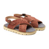 Crossovers Sandals, Brown - Sandals - 1 - thumbnail