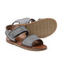 Glittered Sandals, Charcoal - Sandals - 2