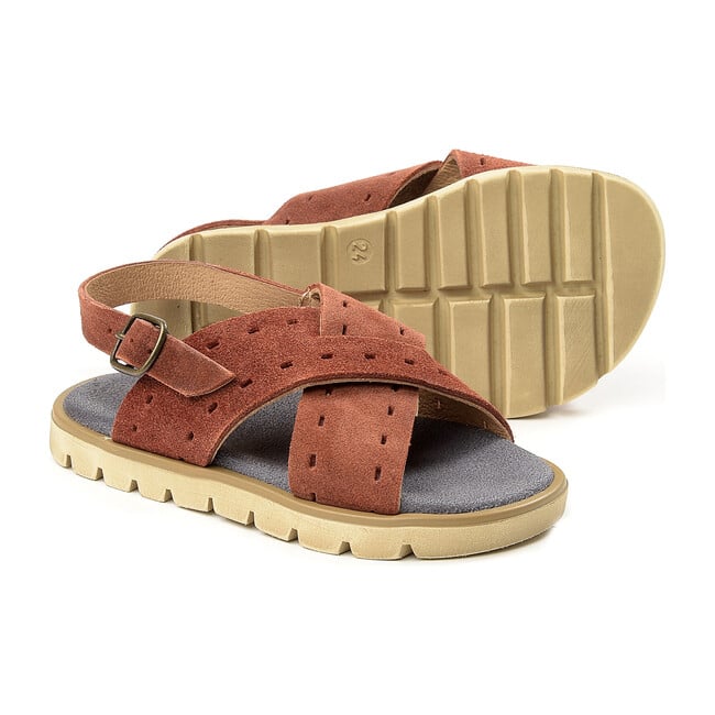 Crossovers Sandals, Brown - Sandals - 2