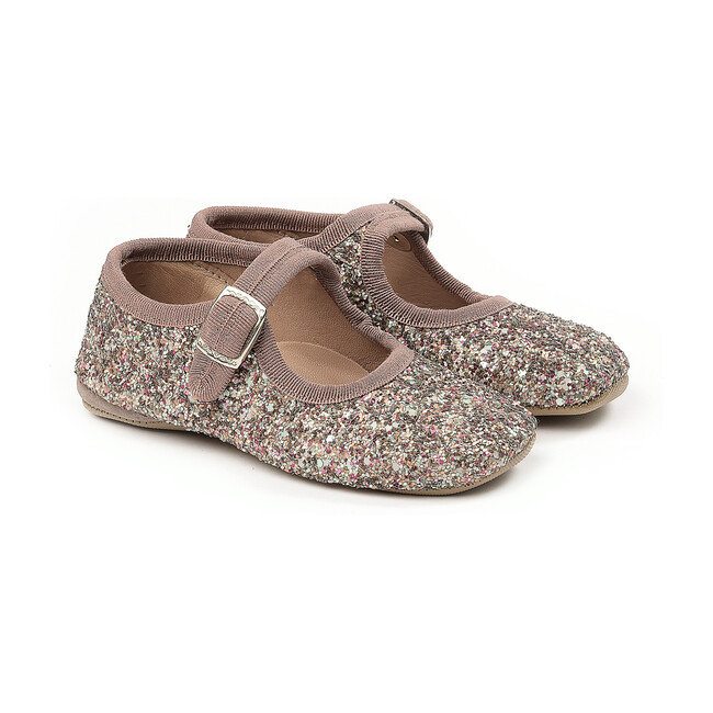 Glitterd Slippers, Multi