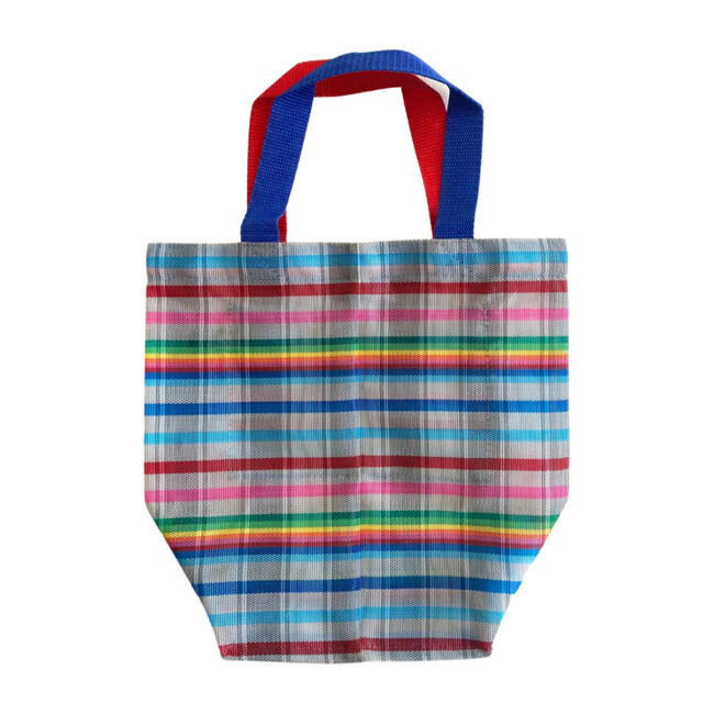 Grey Rainbows Oversized Beach Bag
