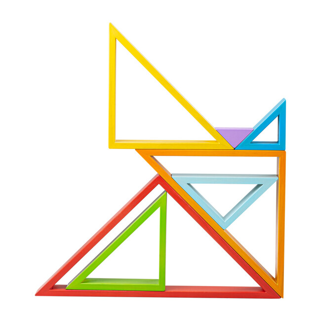 Wooden Stacking Triangles - Stackers - 1
