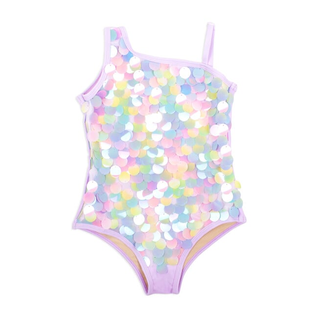 One Shoulder One Piece, Tie Dye Pailettes