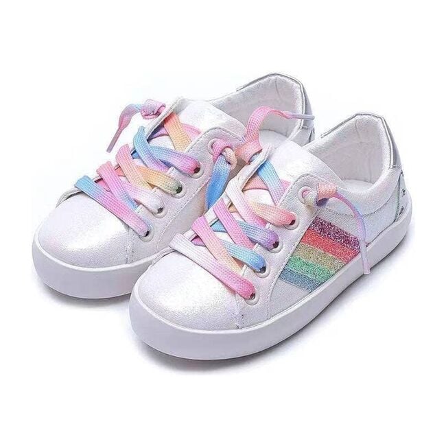 Striped Sneakers, Rainbow