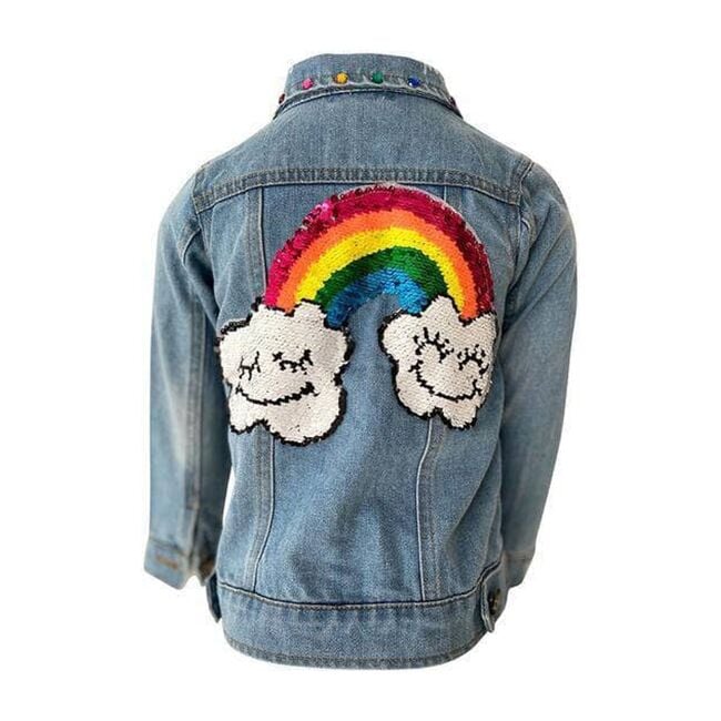 Rainbow Gems Jacket, Denim