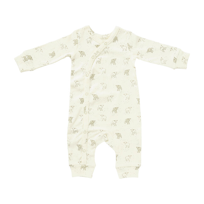 Organic Little Lamb Romper - Baby Girl Clothing Rompers - Maisonette