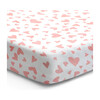 Norani Crib Sheet, Pink Hearts - Crib Sheets - 2