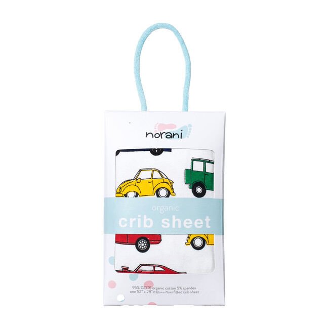 Norani Crib Sheet, Colorful Cars