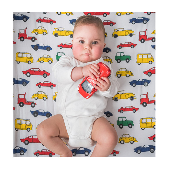 Norani Crib Sheet, Colorful Cars
