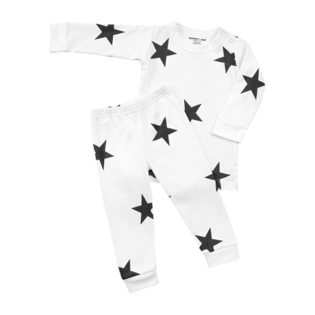 Bold Star Pajamas, Black