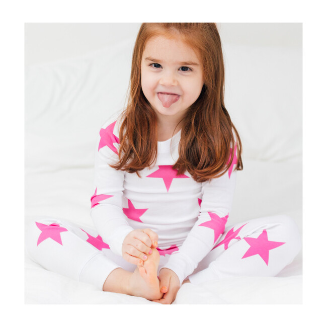 Bold Star Pajamas, Pink