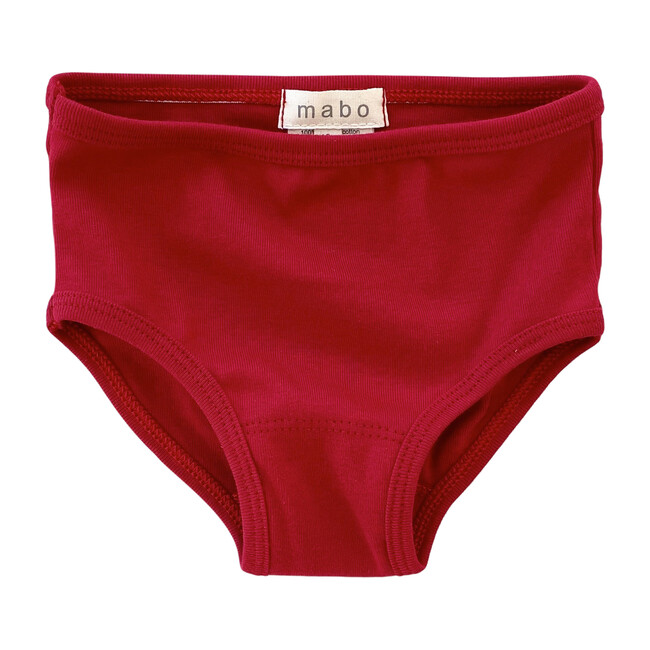 Organic Cotton Basic Underwear, Scarlet