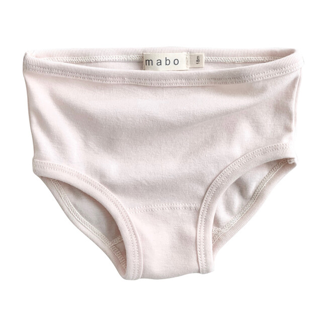 Organic Cotton Basic Underwear, Blush