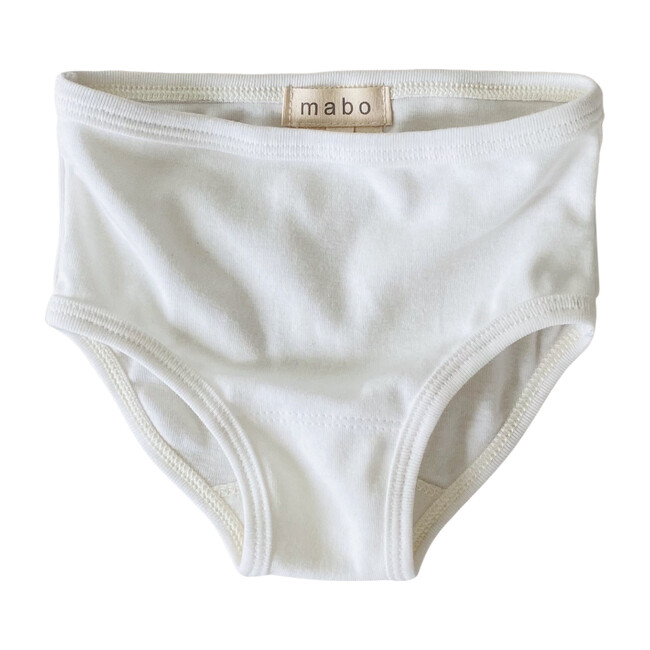 Organic Cotton Basic Underwear, Bright White
