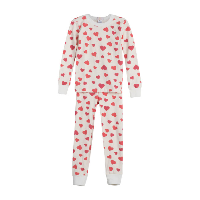 Red Hearts Pajama Set - Sunny with an A Sleepwear | Maisonette
