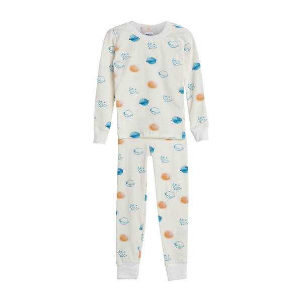Outer Space Pajama Set - Sunny with an A Sleepwear | Maisonette