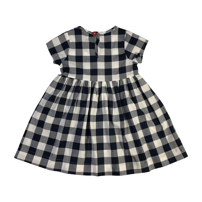 Sunday Dress, Navy Buffalo Check - Dresses - 2
