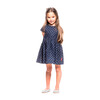 Sunday Dress, Navy Candy Canes - Dresses - 2
