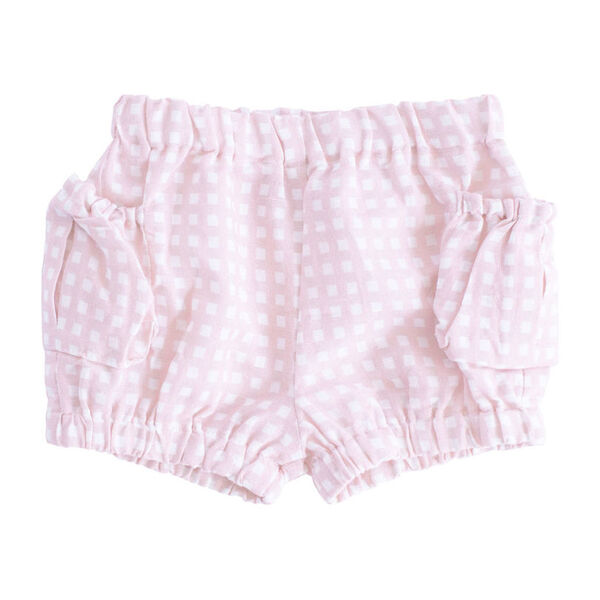 Summer Short, Dusty Pink Gingham - Louelle. Shorts | Maisonette