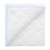 Reversible Play Mat, Pale Blue Gingham and White Linen - Playmats - 2