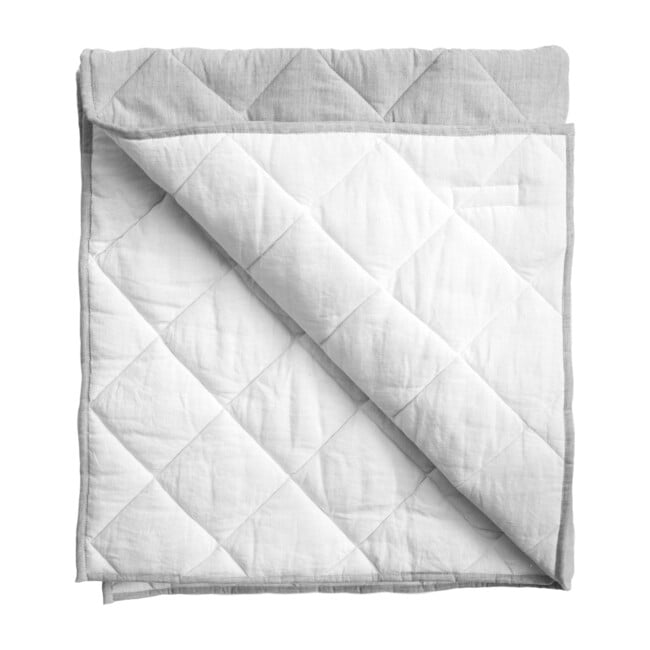 Quilted Playmat, Husk Grey