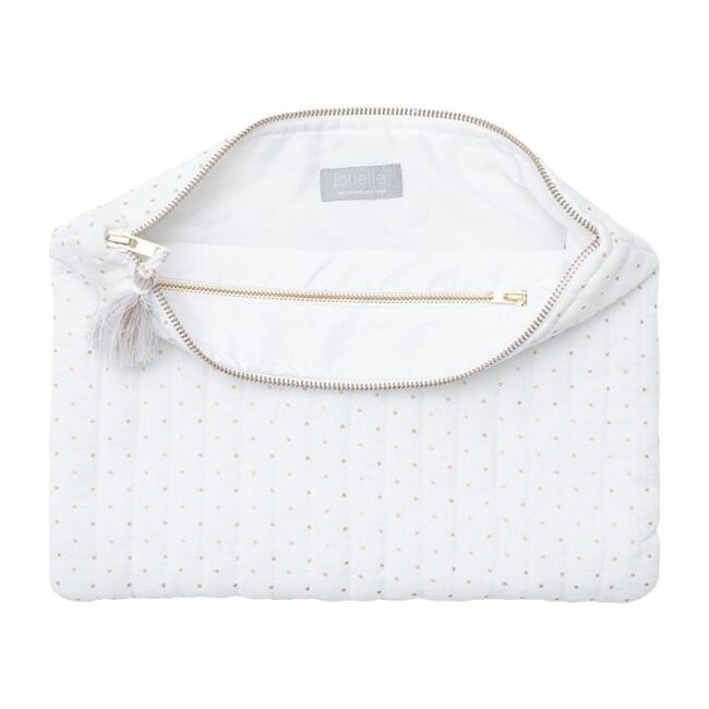 Linen Pouch, Gold Spot