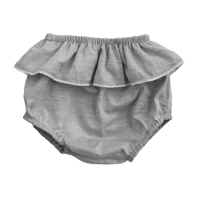 Husk Grey Ruffle Bloomer