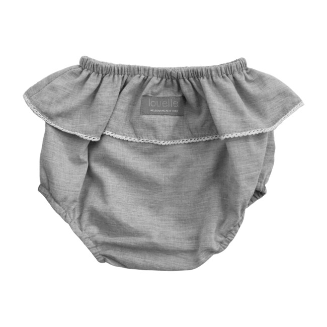 Husk Grey Ruffle Bloomer