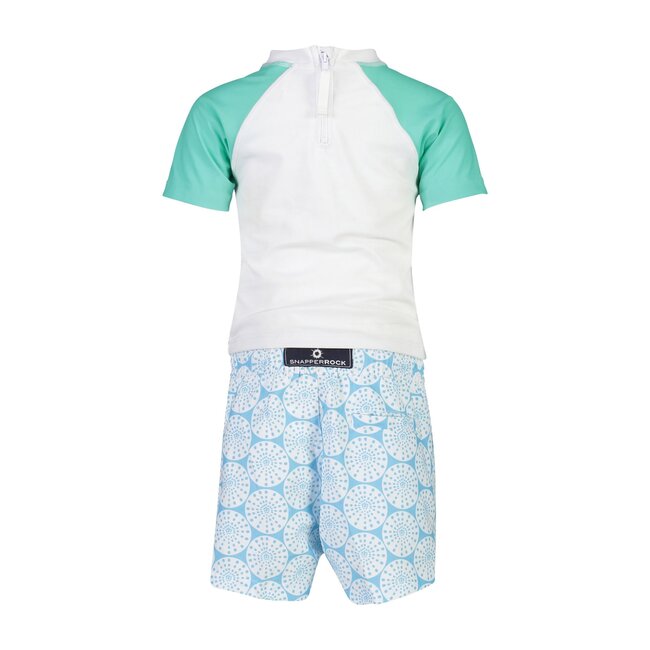 Oceania Sustainable Short Sleeve Baby Swim Set