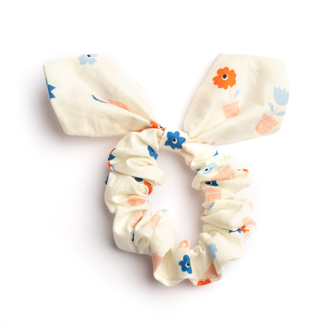Lola Hairtie, White Flower Pots - Hair Accessories - 1