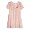 Camille Dress, Pink Brushstroke Flowers - Dresses - 2