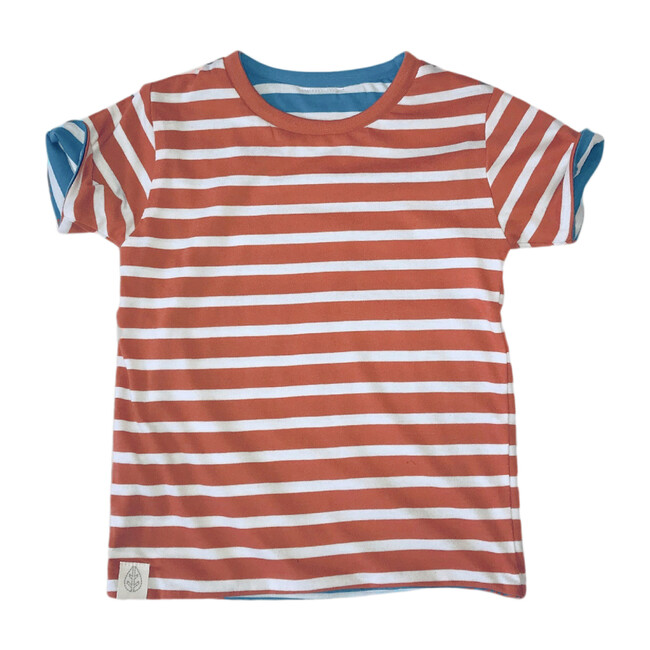 Reversible Short Sleeve Tee, Stripes - Tees - 1